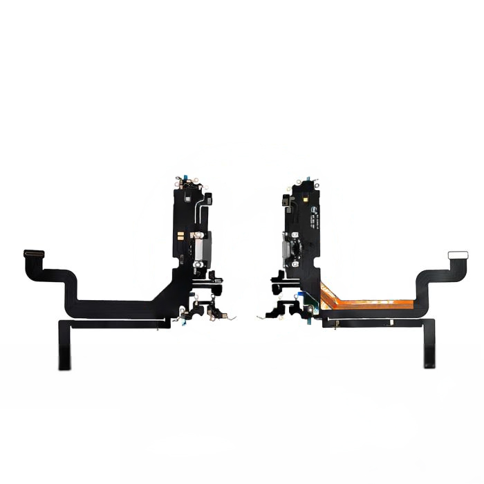 iPhone 14 Pro Max Charging Port with Flex Cable Replacement Part - Gold