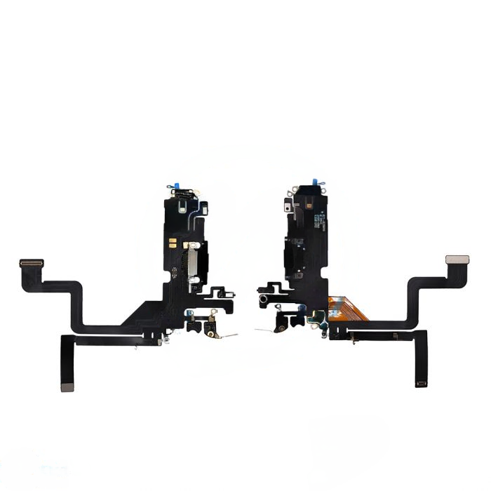 iPhone 14 Pro Charging Port with Flex Cable Replacement Part - Space Black