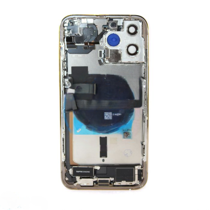 iPhone 13 Pro Max Back Housing with Small Parts - Gold (NO LOGO)