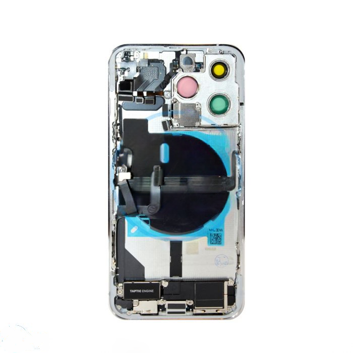 iPhone 13 Pro Back Housing with Small Parts - Silver (NO LOGO)