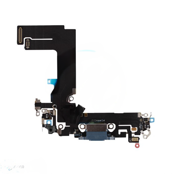 iPhone 13 Mini Charging Port with Flex Cable Replacement Part - Blue