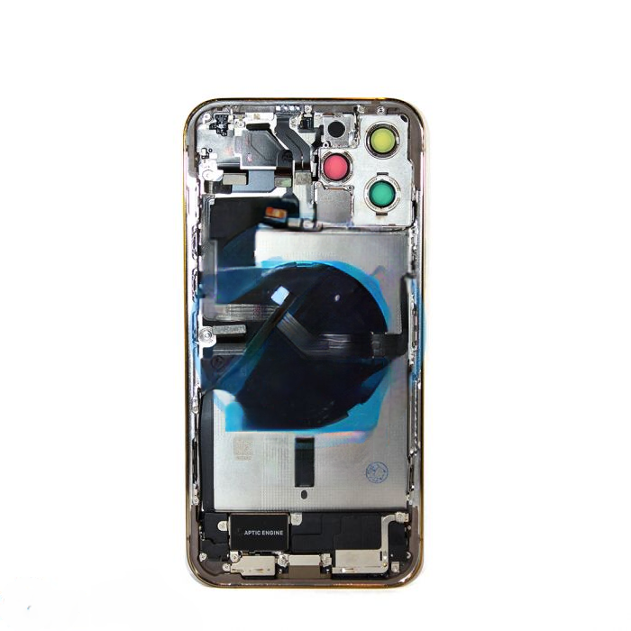 iPhone 12 Pro Max Back Housing with Small Parts - Gold (NO LOGO)