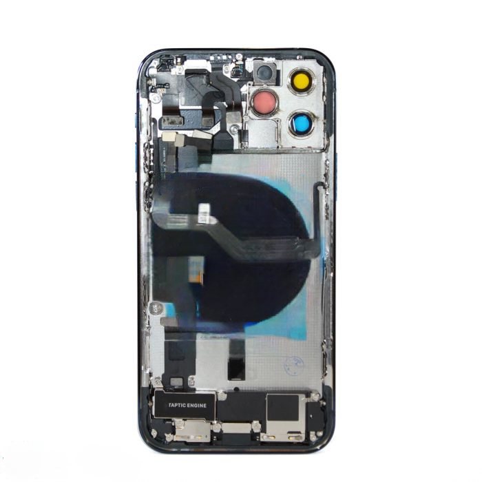 iPhone 12 Pro Back Housing with Small Parts - Pacific Blue (NO LOGO)