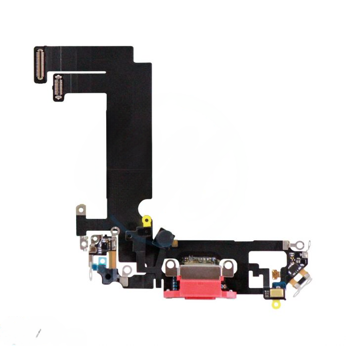 iPhone 12 Mini Charging Port with Flex Cable Replacement Part - Red