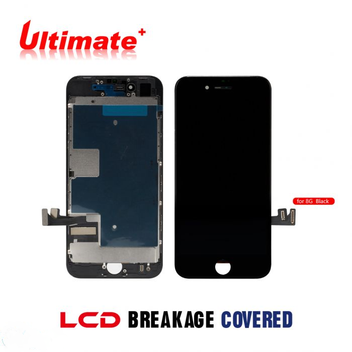 iPhone 8/SE 2020/SE 2022 (Ultimate Plus) Replacement Part with Metal Plate - Black