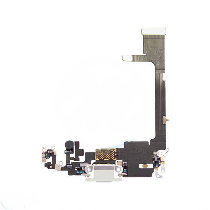 iPhone 11 Pro Charging Port with Flex Cable Replacement Part - Gray (Soldering Required)