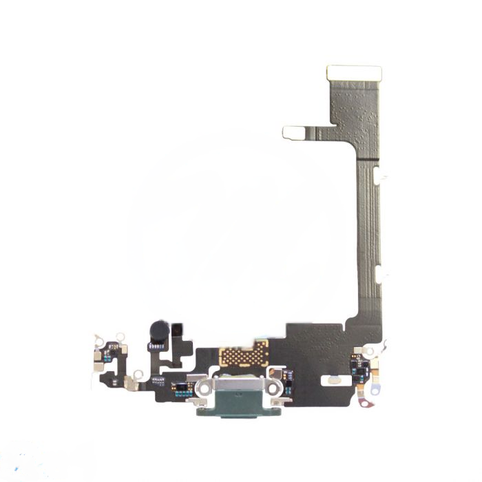 iPhone 11 Pro Charging Port with Flex Cable Replacement Part - Green (Soldering Required)