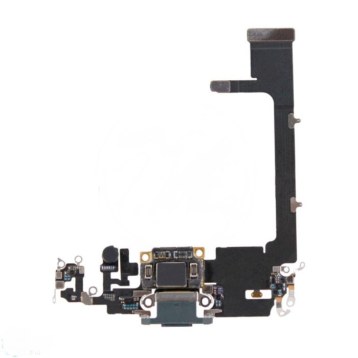 iPhone 11 Pro Charging Port with Flex Cable Replacement Part - Green (No Soldering Required)