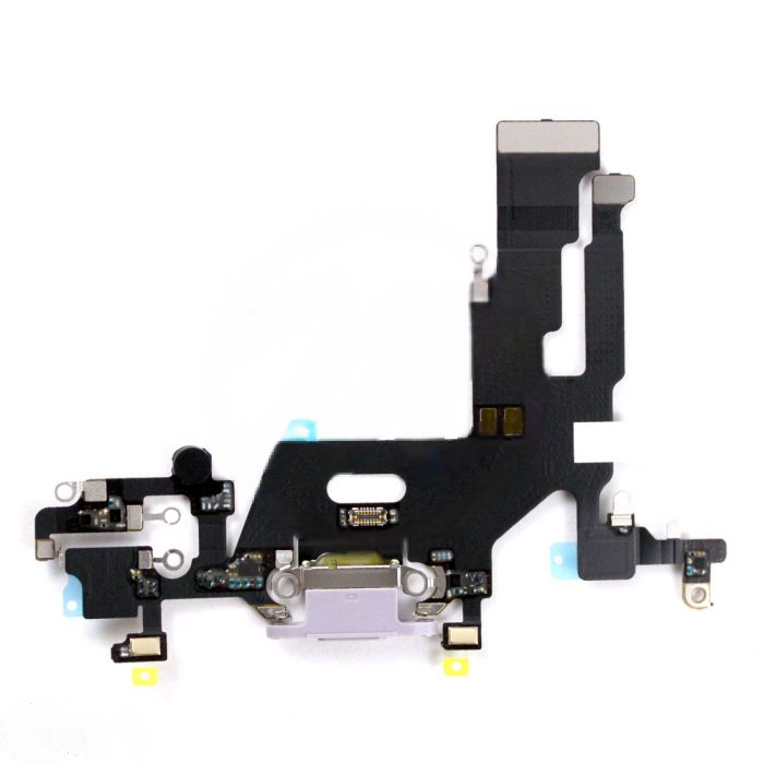 iPhone 11 Charging Port with Flex Cable Replacement Part - Purple