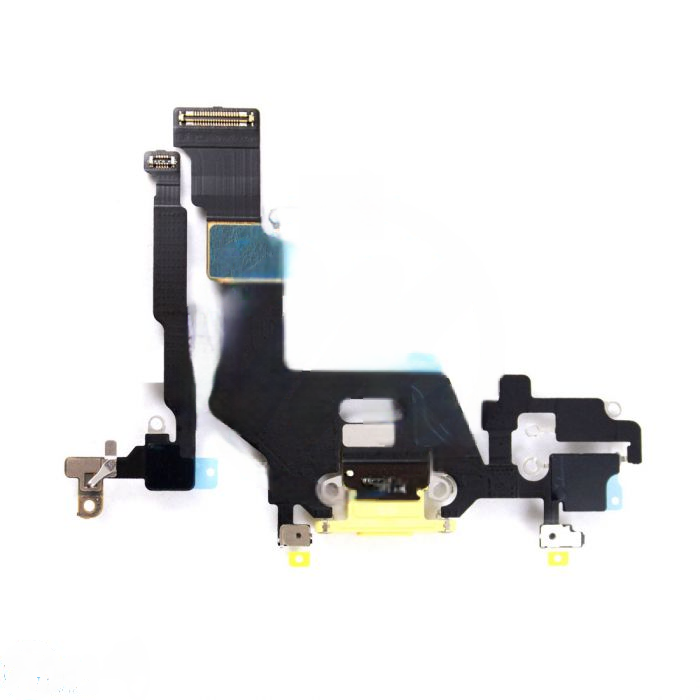 iPhone 11 Charging Port with Flex Cable Replacement Part - Yellow