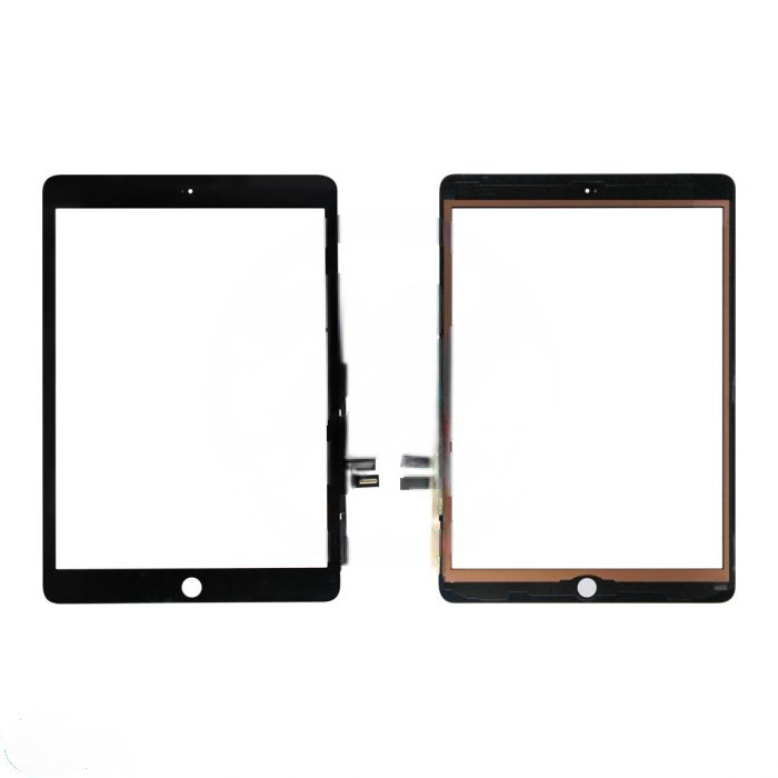 iPad 7/iPad 8/iPad 9 (HQC) Digitizer Touch Screen without Home Button Replacement Part - Black