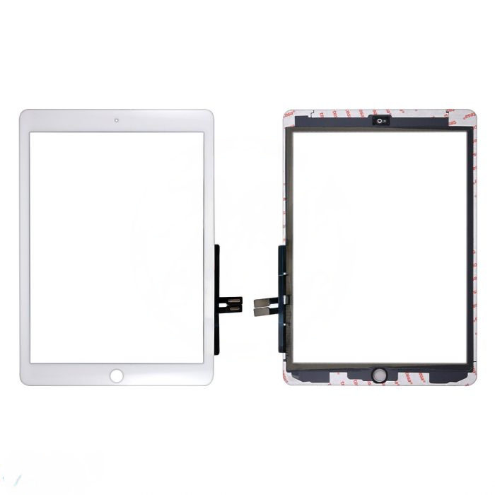 iPad 6 (HQC) Digitizer without Home Button Replacement Part - White