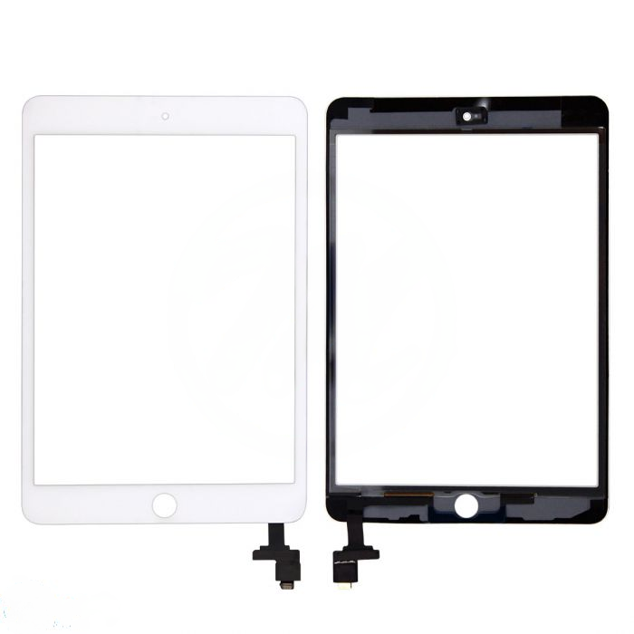 iPad Mini 3 (HQC) Digitizer without Home Button - White