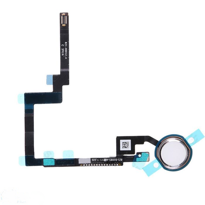 iPad Mini 3 Home Button with Flex Cable - White