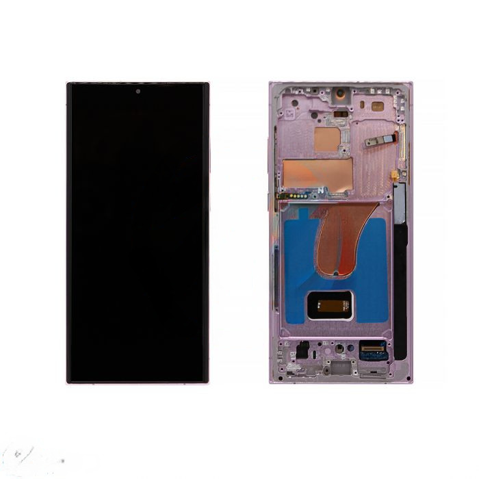 (Refurbished) Samsung S23 Ultra (with Frame) Replacement Part - Lavender