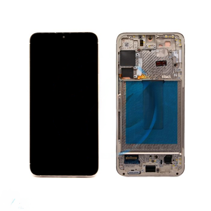 (Refurbished) Samsung S23 Plus (with Frame) Replacement Part - Cream