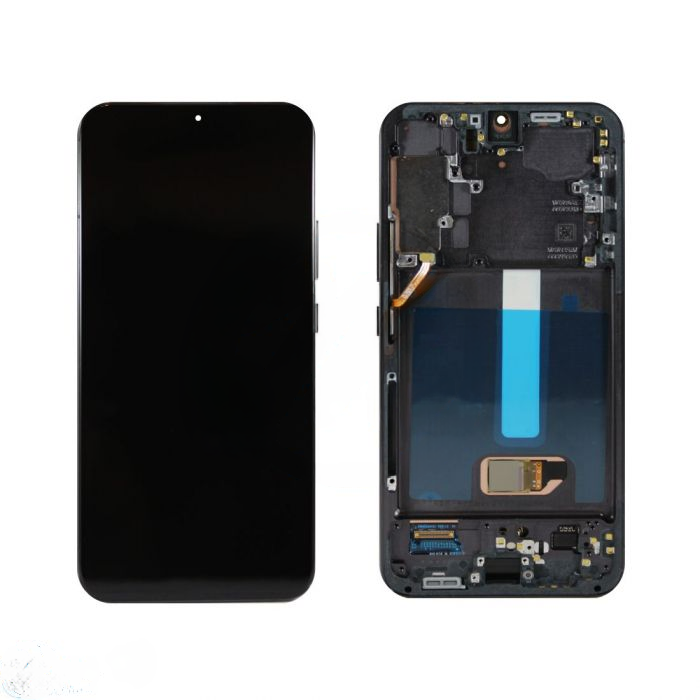 (Generic) Samsung S22 Plus 5G (with Frame) Replacement Part - Phantom Black