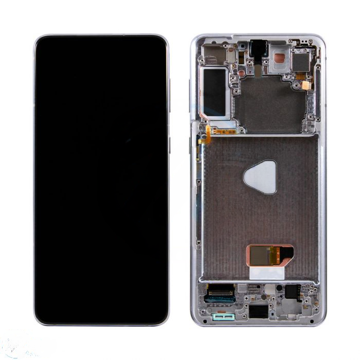 (Refurbished) Samsung S21 Plus 5G (with Frame) Replacement Part - Phantom Silver