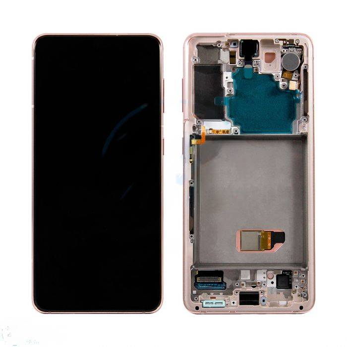 (Generic) Samsung S21 5G (with Frame) Replacement Part - Phantom Pink