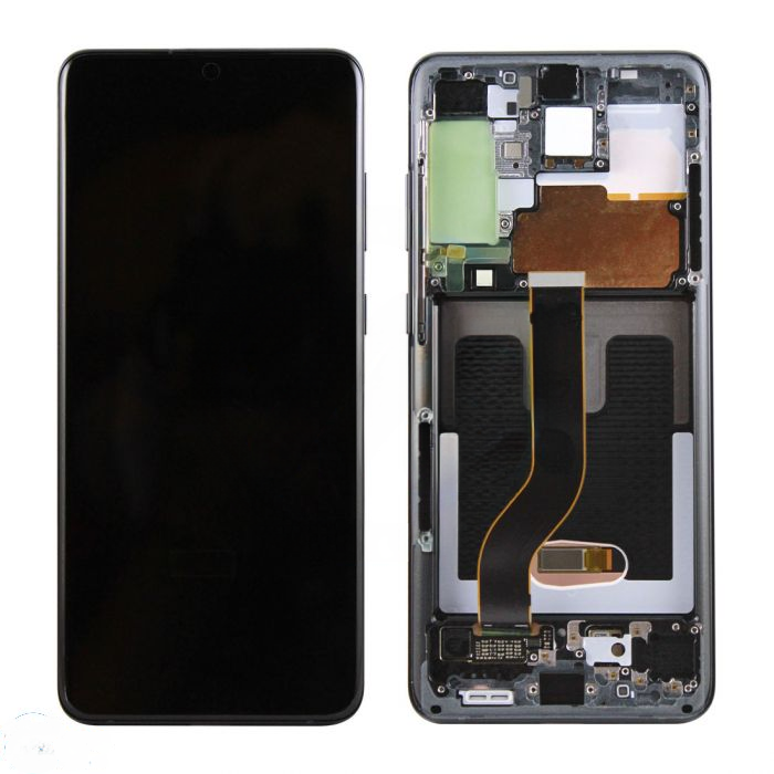 (Generic) Samsung S20 Plus 5G (with Frame) Replacement Part - Cosmic Black