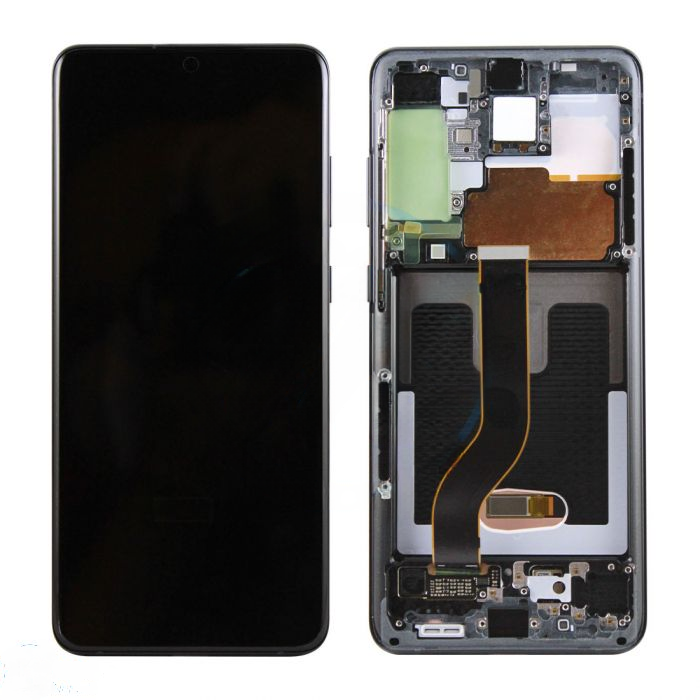 (Refurbished) Samsung S20 Plus 5G (with Frame) Replacement Part - Cosmic Black