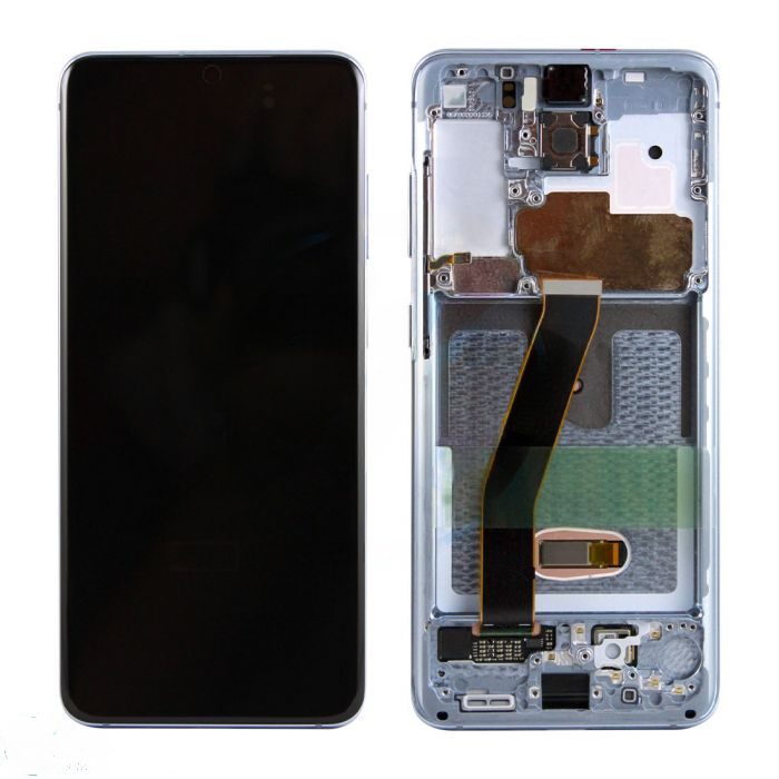 (Generic) Samsung S20 5G (with Frame) Replacement Part - Cloud Blue