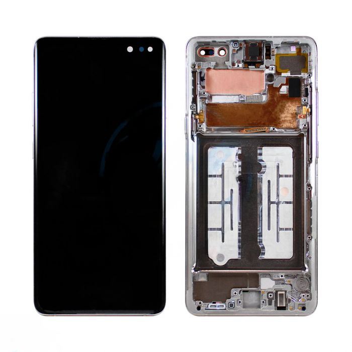 (Refurbished) Samsung S10 5G (with Frame) Replacement Part - Silver