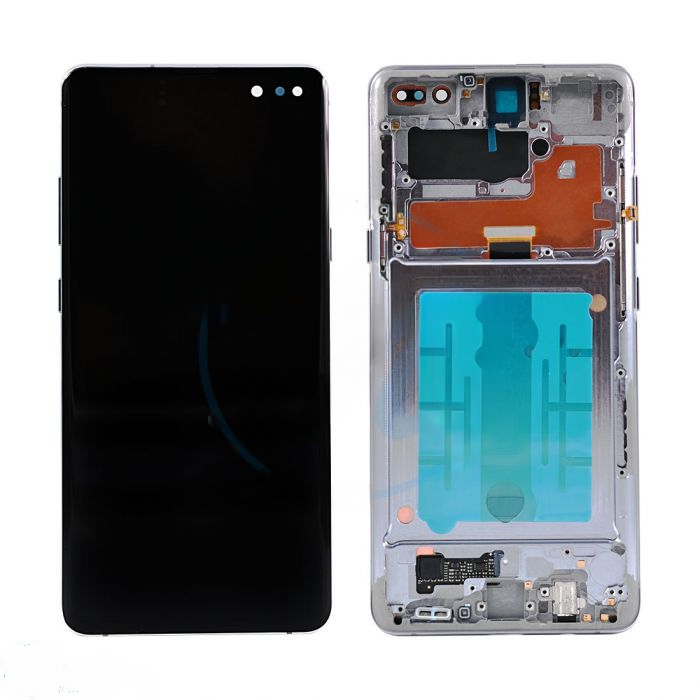 (Refurbished) Samsung S10 5G (with Frame) Replacement Part - Black