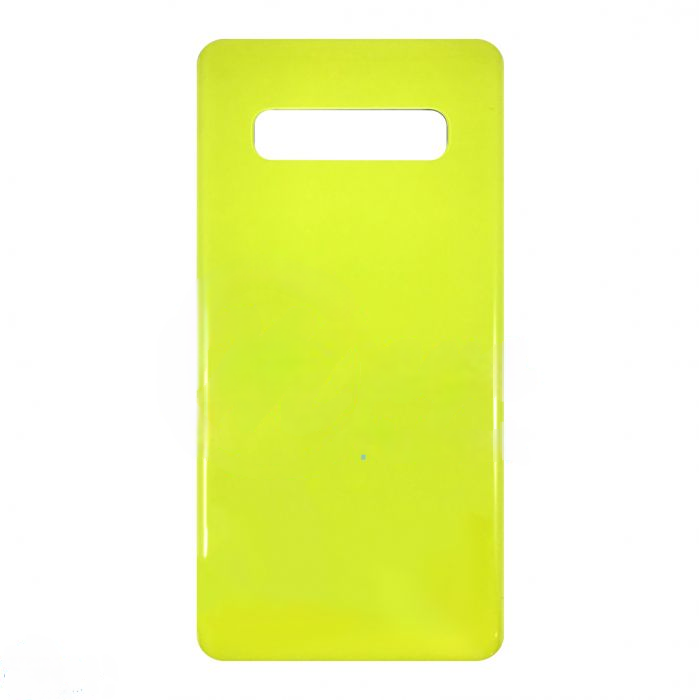 Samsung S10 Plus Back Cover - Yellow (NO LOGO)