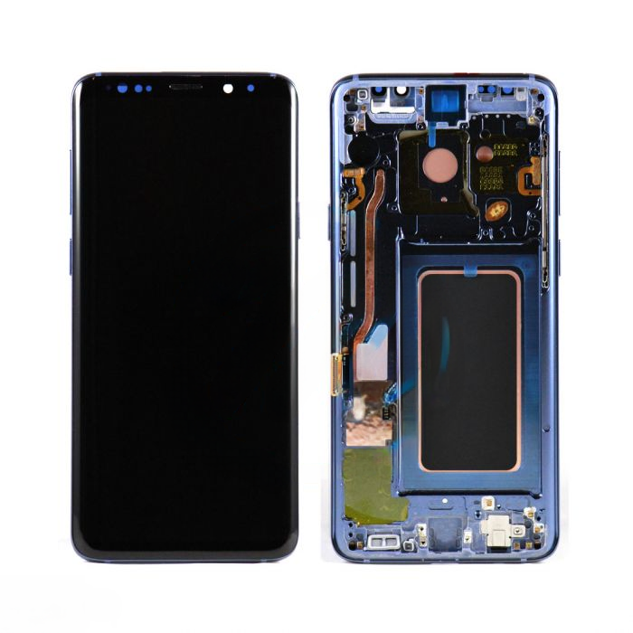 (Generic) Samsung S9 Plus (with Frame) Replacement Part - Coral Blue