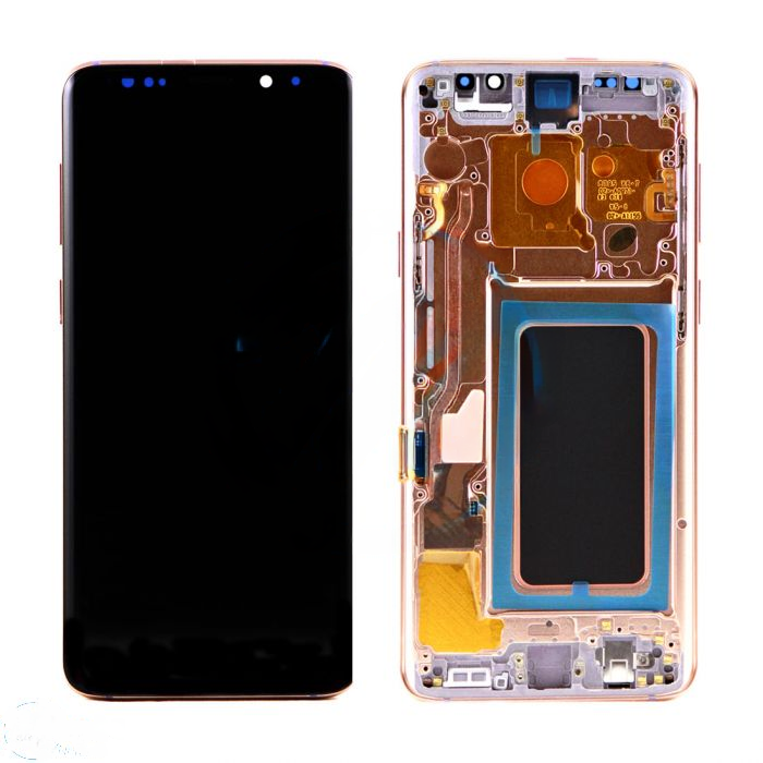 (Refurbished) Samsung S9 Plus (with Frame) Replacement Part - Sunrise Gold