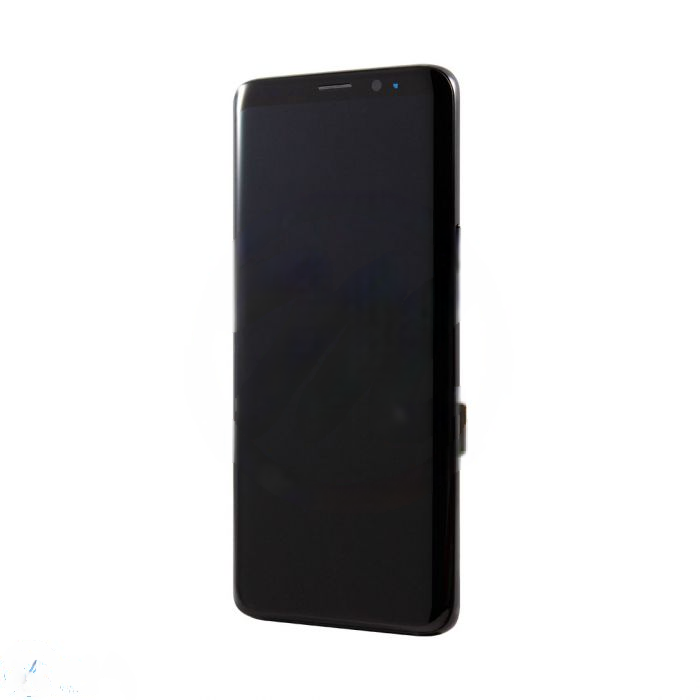 (Generic) Samsung S9 (with Frame) Replacement Part - Midnight Black