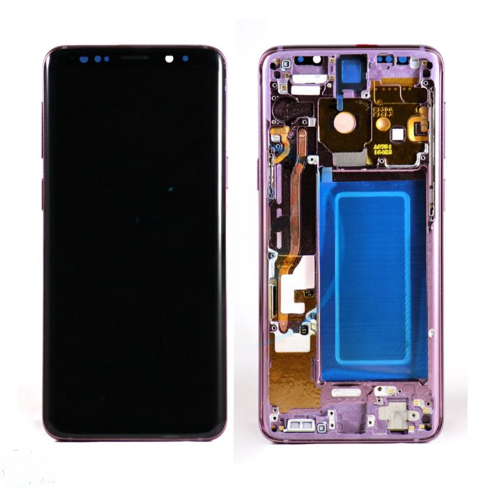 (Generic) Samsung S9 (with Frame) Replacement Part - Lilac Purple