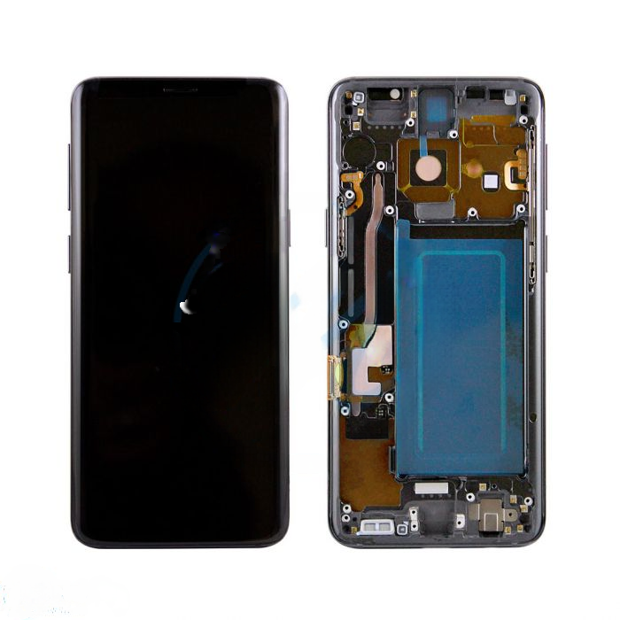 (Refurbished) Samsung S9 (with Frame) Replacement Part - Gray