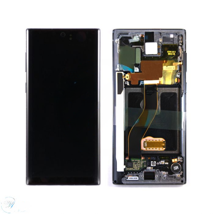 (Refurbished) Samsung Note 10 (with Frame) Replacement Part - Aura Black