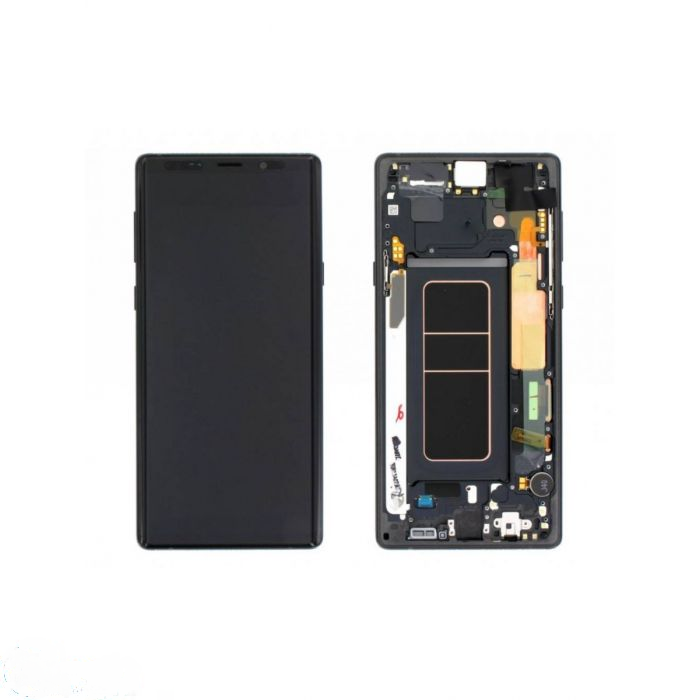 (Generic) Samsung Note 9 (with) Frame Replacement Part - Midnight Black