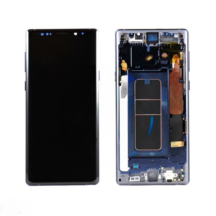 (Generic) Samsung Note 9 (with) Frame Replacement Part - Ocean Blue