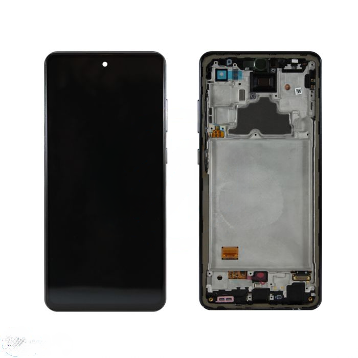 Samsung A72 5G (2021) A726 OLED (with Frame) Replacement Part - Awesome Black