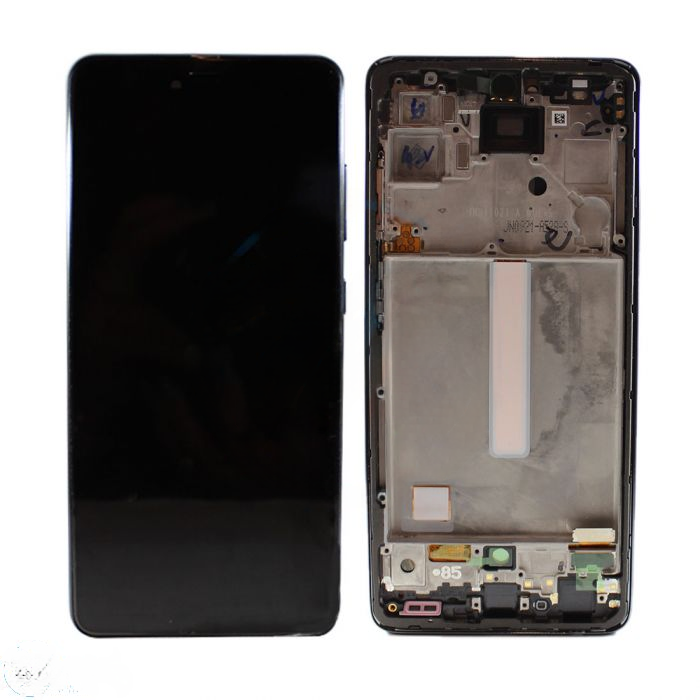 Samsung A52 4G (2021) A525 Incell (with Frame) Replacement Part - Awesome Black