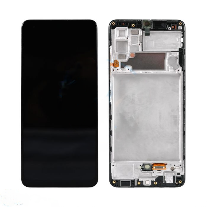 Samsung A32 4G (2021) A325 OLED (with Frame) Replacement Part - Awesome Black