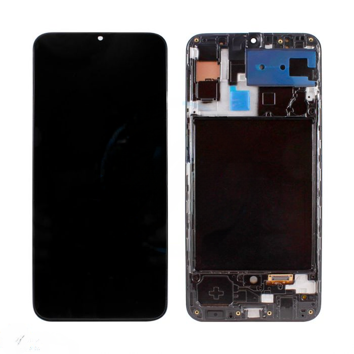 Samsung A30S (2019) A307 LCD (with Frame) Replacement Part - Black