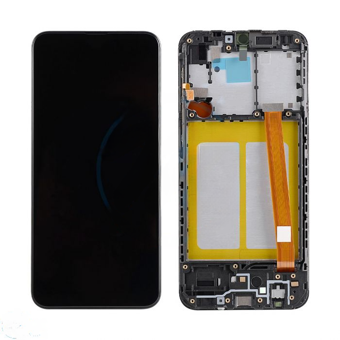 Samsung A20E (2019) A202 (with Frame) Replacement Parts - Black