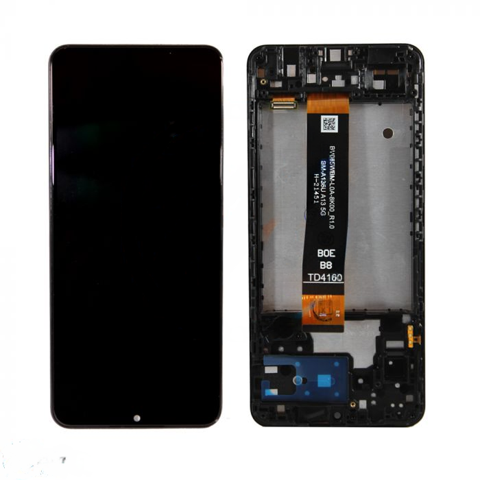 Samsung A13 5G (2021) A136U LCD (with Frame) Replacement Part - Black