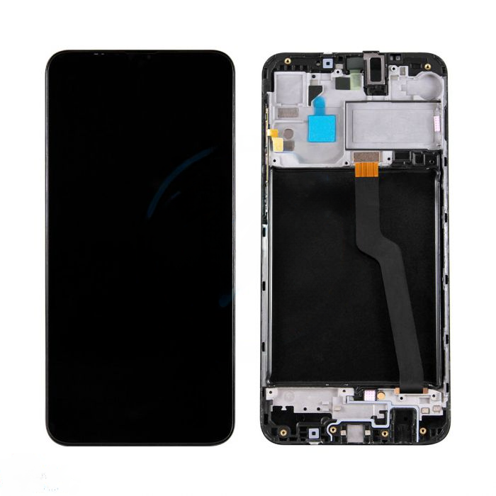 Samsung A10 (2019) A105 LCD Dual Sim (with Frame) Replacement Part - Black