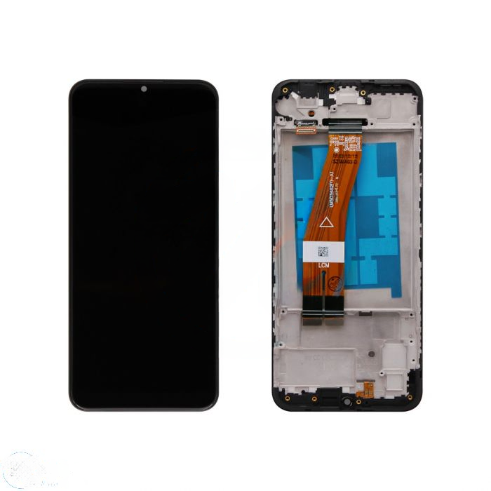 Samsung A03 (2021) A035F LCD (with Frame) Replacement Part - Black