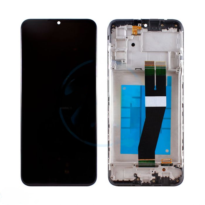 Samsung A02S (2020- US Version) A025 LCD (with Frame) Replacement Part - Black