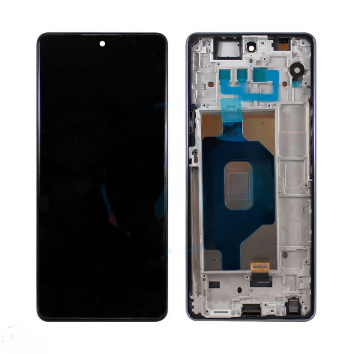 LG Stylo 6/K71 LCD (with Frame) Replacement Part - Black