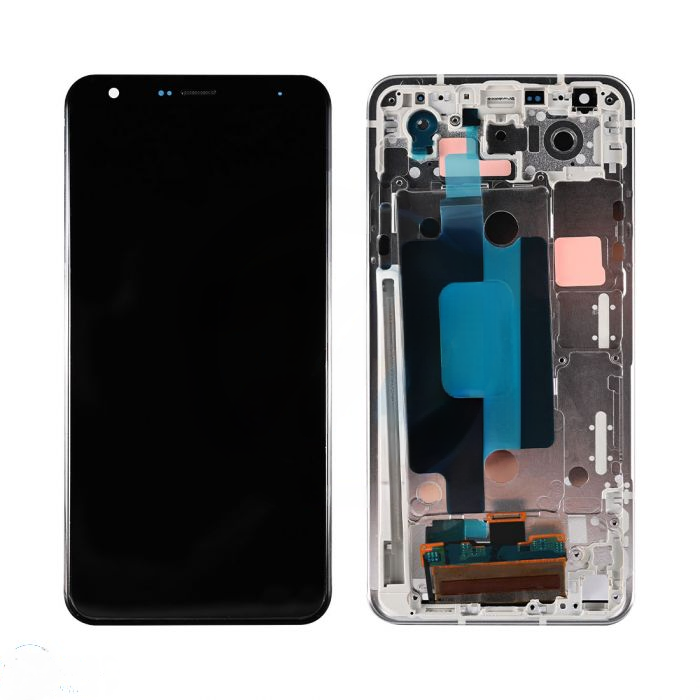 LG Stylo 5 LCD (with Frame) Replacement Part - White