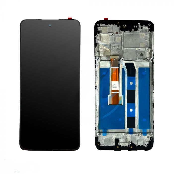 LG K52/K62/Q52 LCD (with Frame) Replacement Part - Black