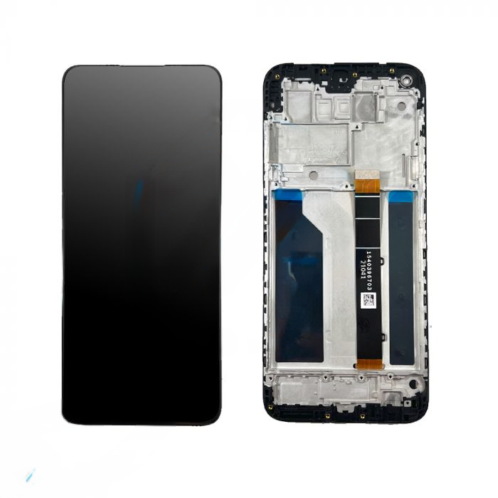 LG K61 LCD (with Frame) Replacement Part - Black